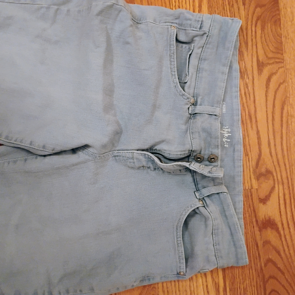 Style & Co. Light Blue Ankle Jeans